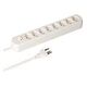 MAX HAURI Power Strip Basic Line 8x T13 with Switch, White (160274)