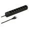 MAX HAURI Power Strip Basic Line 8x T13 with Switch, Black (160275)