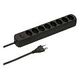 MAX HAURI Power Strip Basic Line 8x T13 with Switch, Black (160275)