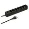 MAX HAURI Power Strip Basic Line 7x T13 with Switch, Black (160271)