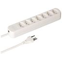 MAX HAURI Power Strip Basic Line 7x T13, White (160272)