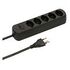 MAX HAURI Power Strip Basic Line 5x T13 with Switch, Black (160261)