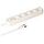MAX HAURI Power Strip Basic Line 5x T13 with Switch, White (160276)