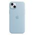 APPLE iPhone 15 Plus Silikon Case mit MagSafe, Hellblau [Early 2024] (MWNH3ZM/A)