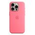 APPLE iPhone 15 Pro Silicone Case with MagSafe, Pink [Early 2024] (MWNJ3ZM/A)