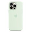APPLE iPhone 15 Pro Max Silicone Case with MagSafe, Soft Mint [Early 2024] (MWNQ3ZM/A)