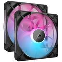 CORSAIR iCUE LINK RX140 RGB Starter Kit, Black, 140mm, Pack of 2 (CO-9051020-WW)