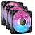 CORSAIR iCUE LINK RX120 RGB Starter Kit, Black, 120mm, Pack of 3 (CO-9051018-WW)