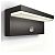 PHILIPS myGarden - Bustan Outdoor Wandleuchte, Anthrazit (929003347401)