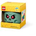 LEGO Storage Head Large - Green Skeleton (5007889)