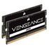 CORSAIR Vengeance, SO-DIMM Kit, DDR5-5200, Intel optimiert, 32GB, CL44, Schwarz (CMSX32GX5M2A5200C44)