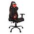 KONIX One Piece Gaming Chair, Black / Red