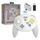 RETRO-BIT Tribute64 Wireless Controller, White (RET00176)