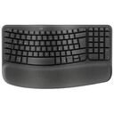 LOGITECH Wave Keys Wireless Keyboard, German layout, Graphit (920-012283)