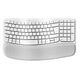 LOGITECH Wave Keys Wireless Keyboard, German layout, Grey / White (920-012284)