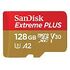 SANDISK Extreme Plus microSDXC, Class 10, UHS-I U3, V30 128GB (SDSQXBD-128G-GN6MA)