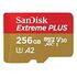 SANDISK Extreme Plus microSDXC, Class 10, UHS-I U3, V30 256GB (SDSQXBD-256G-GN6MA)