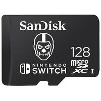 SANDISK microSDXC for Nintendo Switch, Fortnite Edition, 128GB, Black (SDSQXAO-128G-GN6ZG)