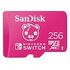 SANDISK microSDXC for Nintendo Switch, Fortnite Edition, 256GB, Pink (SDSQXAO-256G-GN6ZG)