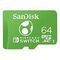 SANDISK microSDXC for Nintendo Switch, Yoshi Edition, 64GB, Green (SDSQXAO-064G-GN6ZN)