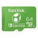 SANDISK microSDXC für Nintendo Switch, Yoshi Edition, 64GB, Grün (SDSQXAO-064G-GN6ZN)