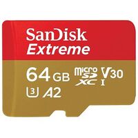SANDISK Extreme microSDXC for Mobile Gaming, 64GB (SDSQXAH-064G-GN6GN)