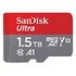 SANDISK Ultra microSDXC A1, UHS-I, Class 10, 1.5TB (SDSQUAC-1T50-GN6MA)