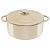TEFAL LOV Cast Iron Cooking Pot with Lid, 25cm, Beige (E2590404)