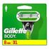 GILLETTE Body - 8 razor blades (7702018615407)