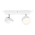 PHILIPS Bracia Ceiling/Wall LED Spotlight 2-Spot, White (929003298701)