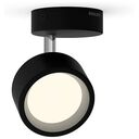 PHILIPS Bracia Ceiling/Wall LED Spotlight 1-Spot, Black (929003299001)