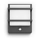 PHILIPS Petronia UE Outdoor Wall Light with Motion Detector, Anthracite (929003359301)