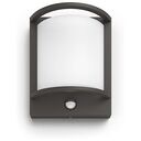 PHILIPS Samondra UE Outdoor Wall Light with Motion Detector, Anthracite (929003359201)