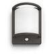 PHILIPS Samondra UE Outdoor Wall Light with Motion Detector, Anthracite (929003359201)