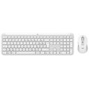 LOGITECH Signature Slim Combo MK950, Nordisches Layout, Grauweiss (920-012489)