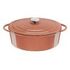 TEFAL LOV Cast Iron Oval Stewpot with Lid, 34cm, Terracotta (E2600604)