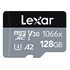 LEXAR Professional 1066x Silver Series microSDXC Card, UHS-I, 128GB (LMS1066128G-BNANG)