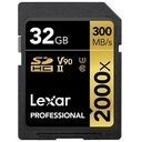 LEXAR Professional 2000x Gold Series SDHC, UHS-II, 32GB (LSD2000032G-BNNNG)