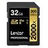 LEXAR Professional 2000x Gold Series SDHC, UHS-II, 32GB (LSD2000032G-BNNNG)