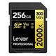 LEXAR Professional 2000x Gold Series SDXC, UHS-II, 256GB (LSD2000256G-BNNNG)