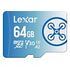 LEXAR FLY microSDXC, UHS-I, 64GB (LMSFLYX064G-BNNNG)