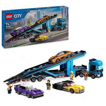 LEGO City Trasportatore di auto con auto sportiva 60408