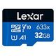 LEXAR High-Performance 633x microSDHC Card, UHS-I, 32GB (LMS0633032G-BNNNG)
