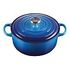 LE CREUSET Signature - Runder Bräter aus Gusseisen, Azure, 20cm/2.4L (21177202202430)