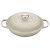 LE CREUSET Signature - Flache Kasserolle aus Gusseisen, Meringue, 26cm/2.2L (21180267164430)