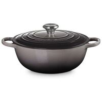 LE CREUSET Signature - Cast Iron Soup Pot, Flint, 26cm/4.1L (21114264440430)
