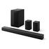 LG ELECTRONICS DS60TR, 5.1ch Soundbar with Wireless Subwoofer + Rear Speakers, Black