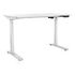 CONTINI Height-adjustable Office Desk, 1.2 x 0.6 m, White / White (106219)