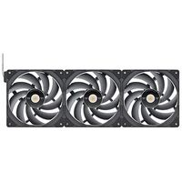 THERMALTAKE ToughFan EX14 Pro High Static Pressure, Black, 140mm, Pack of 3 (CL-F172-PL14BL-A)