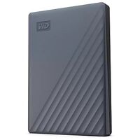 WESTERN DIGITAL My Passport (with USB-C), 4.0TB, Silicon Grey (WDBRMD0040BGY-WESN)